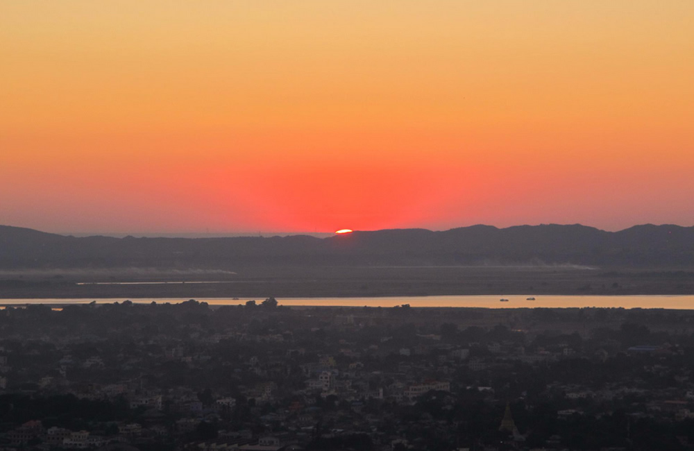 Sunset on Mandalay Hill